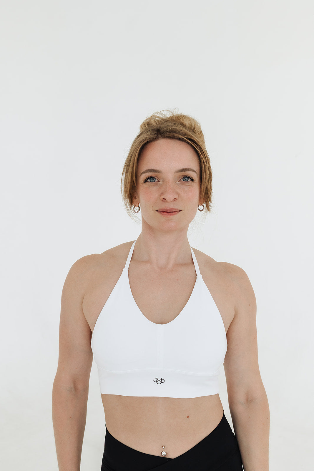 PURE WHITE SOLO STRAP BRA - UNLMTD Active + Lounge