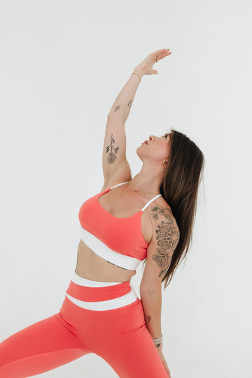BLAZE PEACH CORE AXIS SET (Sports Bra) - UNLMTD Active + Lounge